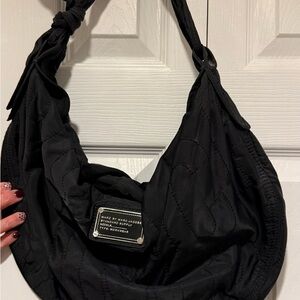 Marc By Marc Jacobs Black Quilted Hobo Bag